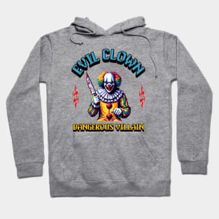 scary evil clown villain Hoodie